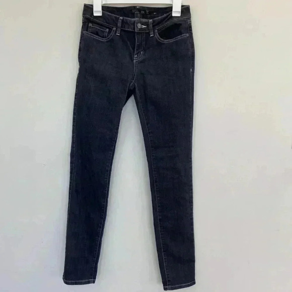 Prana Jeans. Light Black Wash. White stitching. Size 26 - Picture 2 of 10